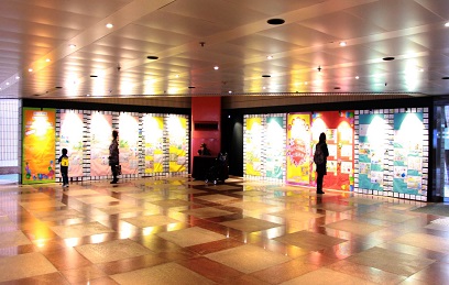 The Foyer Exhibition Area (E1), near the enquiry counter